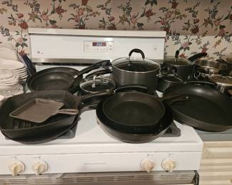Cast Iron Pans Pots and Pans Emeril, Revere and Others