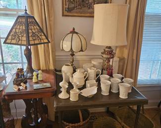 Baskets Lenox Stained Glass Lamp