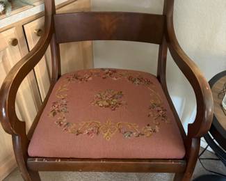 Vintage Embroidery Side Chair