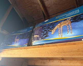 Lighted Reindeer in original boxes
