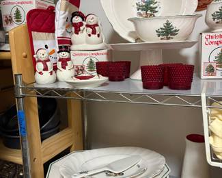 Christmas Dishes, Spode Christmas Dishes