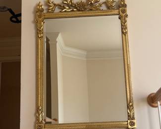 Ornate Gold Leaf Mirror