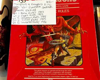 #135 Dungeons and Dragons RPG Sts VG Excellent Condition Contents Verified $400.00