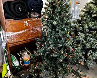 #083 5 Foot Tall Colored Pre-lit Christmas Tree $25.00