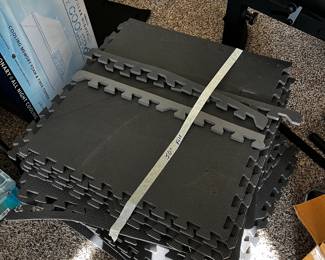 #126 Rubber Floor Mats - Set of 24 $50.00
