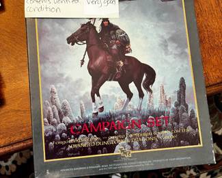 #140 Advanced Dungeons and Dragons Forgotten Realms Campaign Set 1987 Very Good Condition $35.00