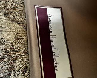 #013 American Home Collection Sofa w/attached back Cushions and loose cushions - 92" w/nailhead Trim $200.00