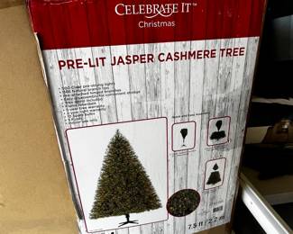 #079 Celebrate It Pre-Lit Jasper Cashmere Tree $80.00