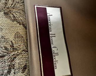#013 American Home Collection Sofa w/attached back Cushions and loose cushions - 92" w/nailhead Trim $200.00