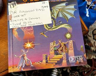 #139 TSR Advanced D & D 2 book Set Very Good Condition $115.00
