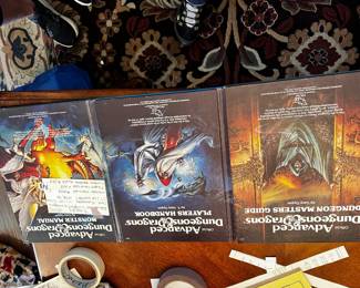#143 Advanced Dungeons & Dragons Core Rulebooks (2) 1st Edition and more $180.00