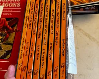 #134 Dungeons and Dragons Rule Book - 8 pc Amazing Condition $225.00