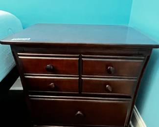 #051 Bedside Table w/2 drawers - 24x16x24 $30.00