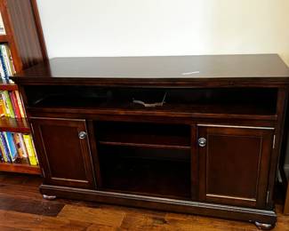 #017 Laminate TV Armoire - 60x20x37 w/2 doors & 1 shelf $120.00