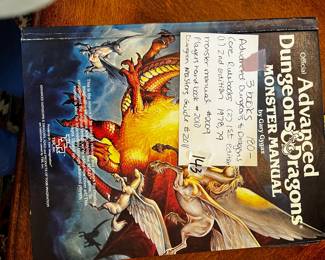 #143 Advanced Dungeons & Dragons Core Rulebooks (2) 1st Edition and more $180.00