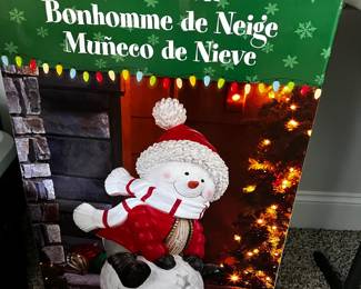 #169 Snowman in Box $20.00