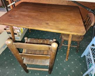 Children's table and chairs