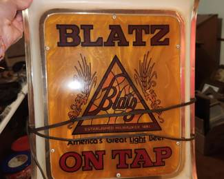 Vintage beer signs