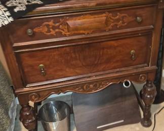 Renaissance Revival low boy. Circa 1870-1890