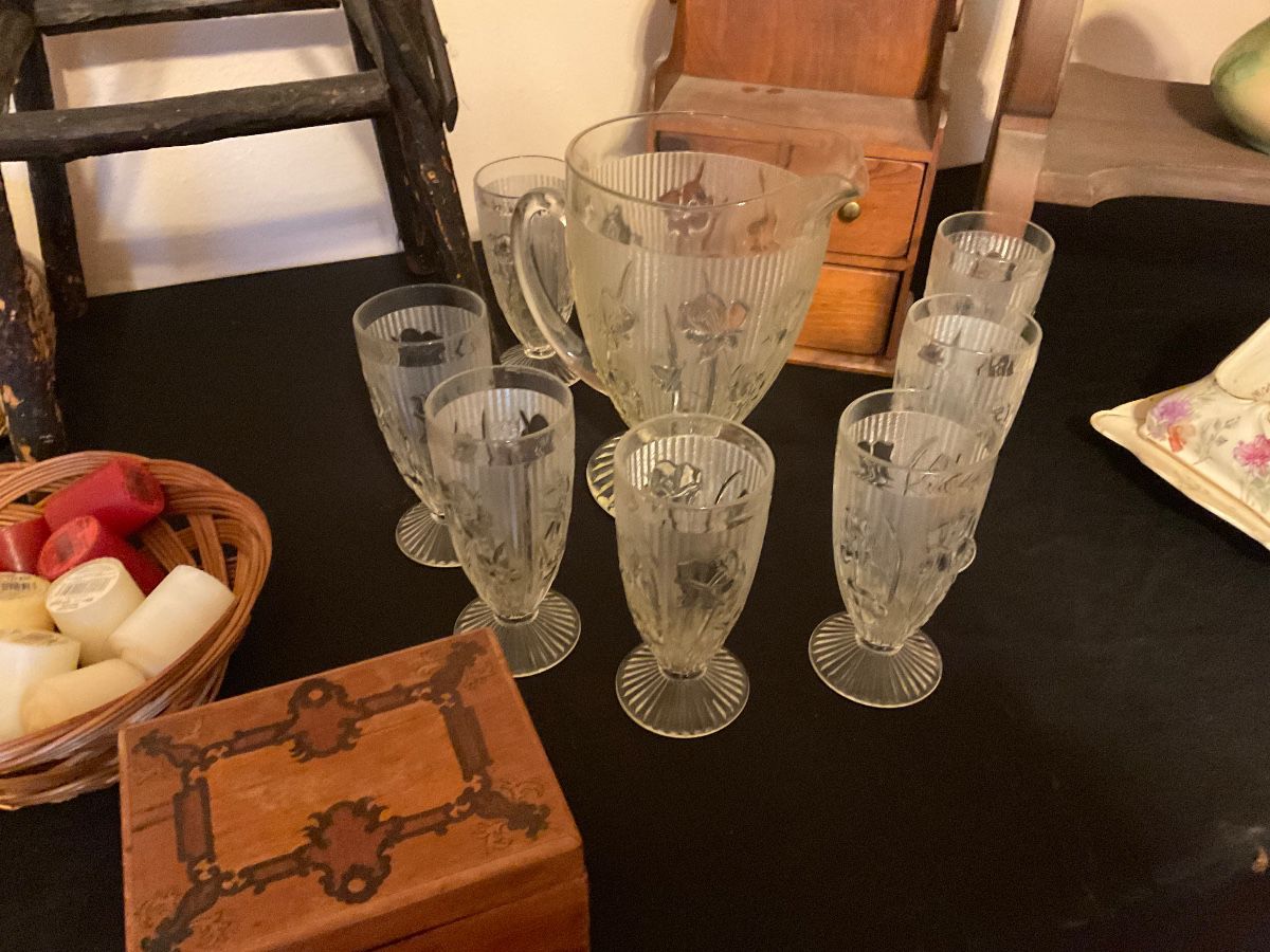Vintage glassware