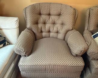 Temple Inc. Swivel Rocker Armchair