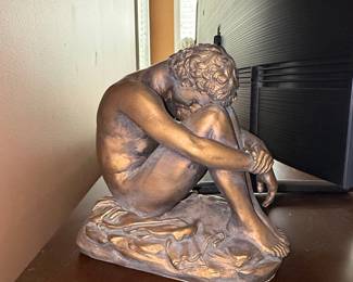 Boy with Thorn Sculpture