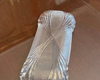 Vintage Pressed Glass Relish Tray - Iowa Pattern