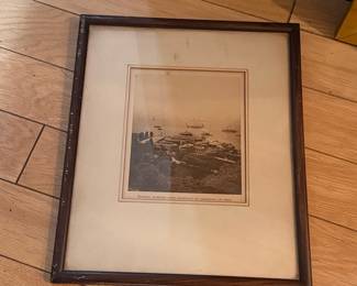 Castle Garden: The Gateway to America in 1886 Framed Print