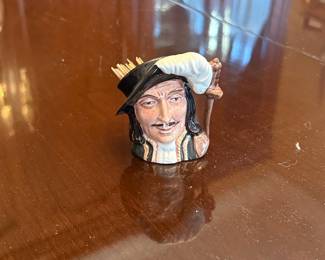 Royal Doulton Athos Miniature Character Jug Toothpick Holder D6509