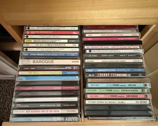 Assorted Music Compact Disc Collection with Specific Artists