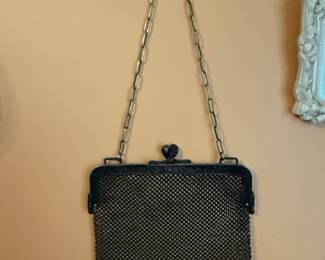 Russian Silver Mesh Purse with Fringe
