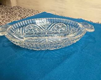 Stars and Bars Divided Relish Dish