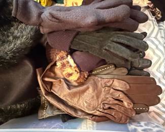 Vintage Assorted Women's Accessories Lot - Gloves, Hats, Scarves, Handbags