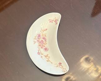 Vintage Metlox Poppytrail Peach Blossom Bone Dish