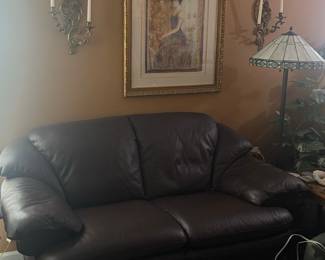 Natuzzi Leather sofa