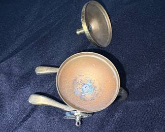 Vintage Metal Rickshaw Trinket Box