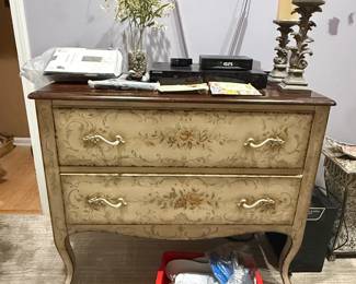 Domain Home Fashions Venetian Paint Decorated 2 Drawer Commode Chest