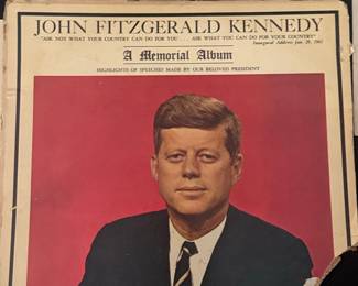 Collection of Vintage John F. Kennedy Political Memorabilia and Newspapers