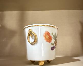 Freiberger Porzellan Footed Floral Jardiniere