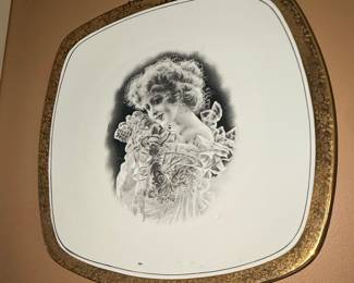 J.K. Decor Carlsbad Bavaria Portrait Plate