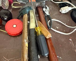 Mixed Lot of Hardware, Tools, and Utility Supplies