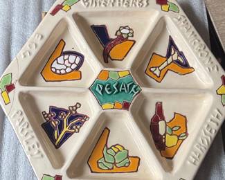 Keramos Passover Seder Plate