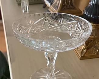 Cut Glass Compote