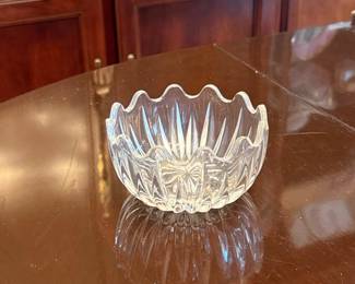 Crystal Scalloped Candy Dish