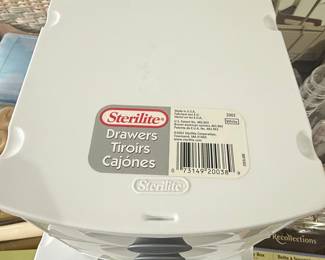 Sterilite 3-Drawer Desktop Storage Units
