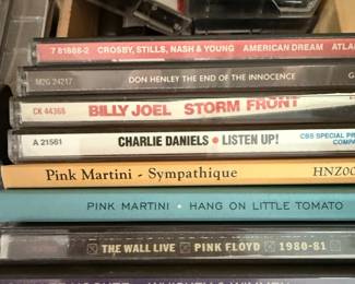 Assorted Music Compact Disc Collection with Specific Artists