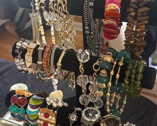 Assorted Costume Jewelry Collection with Branded Pieces