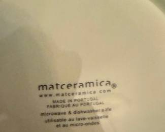 Matceramica Green Scalloped Plate