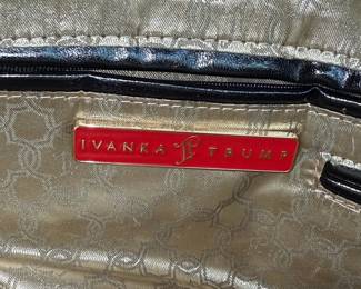 Ivanka Trump Black Textured Satchel