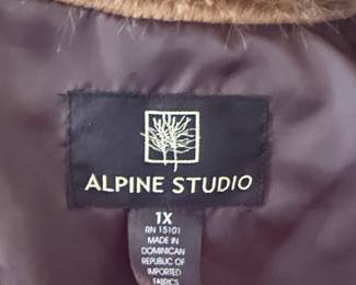 Alpine Studio Faux Fur Coat